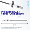 BlueStars Furnace Flame Sensor 52W29 Metal Replacement-1