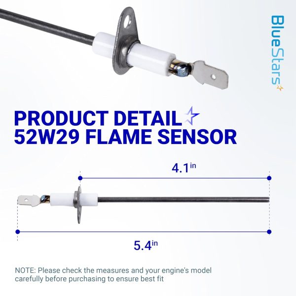 BlueStars Furnace Flame Sensor 52W29 Metal Replacement-1