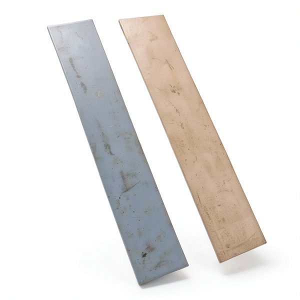 Pure Copper Zinc Anode Set 99.95% High Purity Copper Zinc Electrode Strips Set 0.039''x0.98''x5.98''(1mmx25mmx152mm) (19 GA) Zinc Copper Electrode Strip for Electroplating and Plating-0