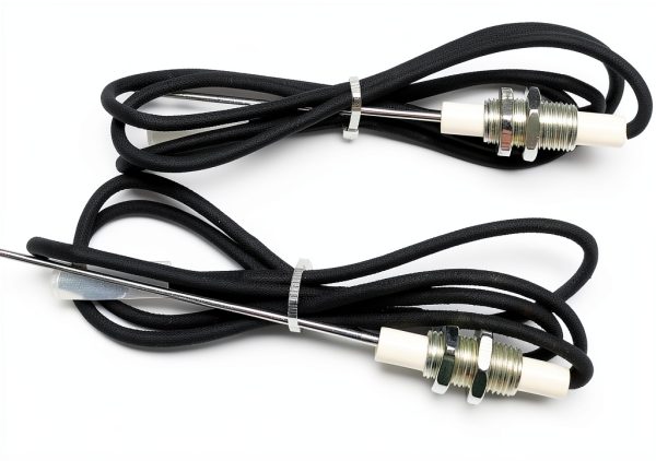 METER STAR M101 Threaded 6.4mm Ceramic Spark Plug with 900mm Wire 2pcs-1