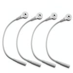 Electrode Lead Wire Adapter 4 Pack – 2mm to 3.5mm Snap, LODMOD Copper-0