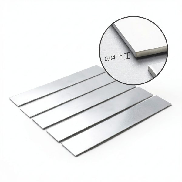 U0U 6 Pcs Pure Zinc Anode Sheet(99.995% Pure),0.04''x1''x6'' Zinc Electrode Strip for Zinc Plating,Zinc Electroplating and Scientific Class Experiments (6Pcs /0.04 "x 1" x 6 ")-1