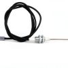 METER STAR M101 Threaded 6.4mm Ceramic Spark Plug with 900mm Wire 2pcs-2