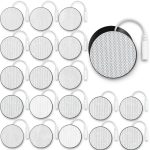 SM Electrodes TENS Unit Replacement Pads for TENS | 2'' Round Electrodes Pads for TENS Unit | Latex-Free Reusable Eletrode Pads for TENS Machine 20PCS-0