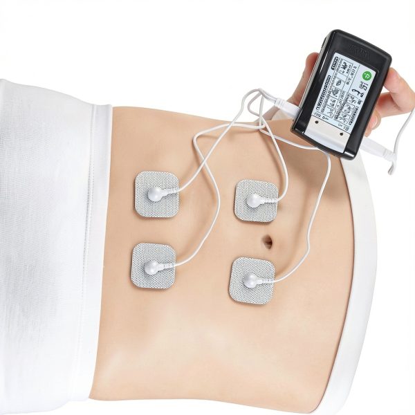 LotFancy TENS Unit Replacement Pads, 40 Pcs 2x2 Snap Electrodes Pads, Reusable Tens Pads for EMS Muscle Stimulator, Using 3.5mm Snap Connector-3