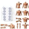 TensCare - 1in Cicrular Reusable Electrodes. Perfect for use with TENS, EMS, Micro Current and IFT. Great for Small Locations Such as Hands and Face. 1 Pack of 10 Electrodes-4