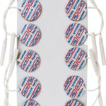 TensCare - 1in Cicrular Reusable Electrodes. Perfect for use with TENS, EMS, Micro Current and IFT. Great for Small Locations Such as Hands and Face. 1 Pack of 10 Electrodes-0