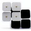 LotFancy TENS Unit Replacement Pads, 40 Pcs 2x2 Snap Electrodes Pads, Reusable Tens Pads for EMS Muscle Stimulator, Using 3.5mm Snap Connector-0