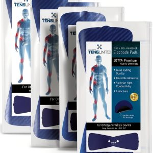 Replacement Electrode Pad 8.5" x 3.5" for EMS/TENS (5)-0
