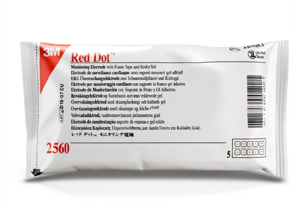 3m Red Dot Monitoring Electrode - Model 2560 - Bag of 50-0