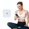 LotFancy TENS Unit Replacement Pads, 40 Pcs 2x2 Snap Electrodes Pads, Reusable Tens Pads for EMS Muscle Stimulator, Using 3.5mm Snap Connector-2